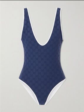 GUCCI GG logo Terry swimsuit
